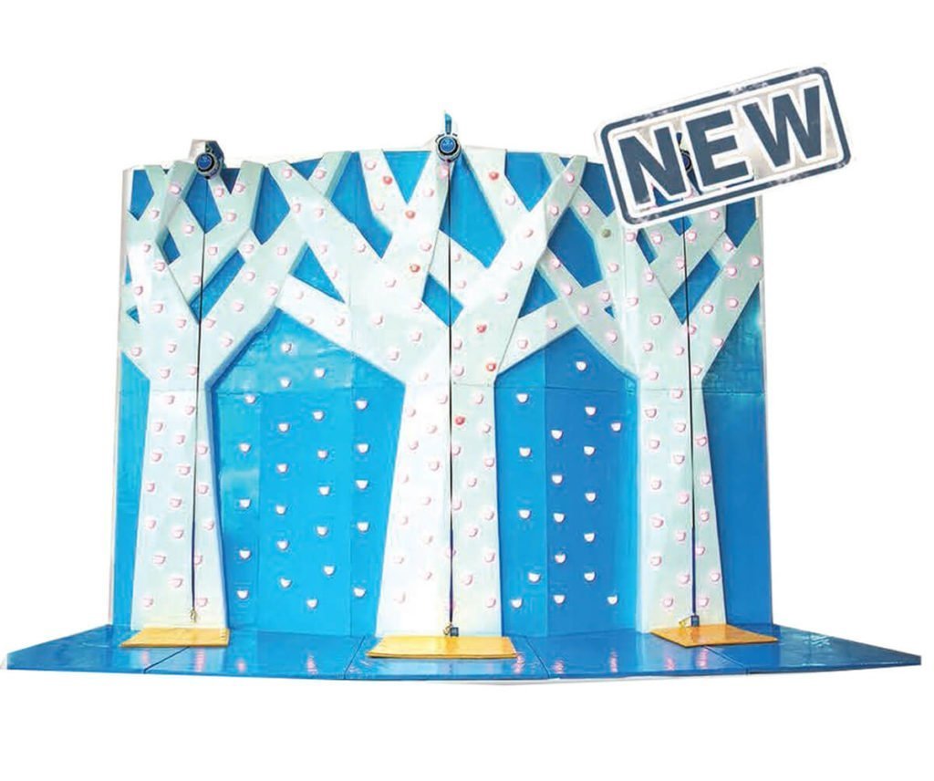 Playground uso interno Arrampicata Led FEPI-051