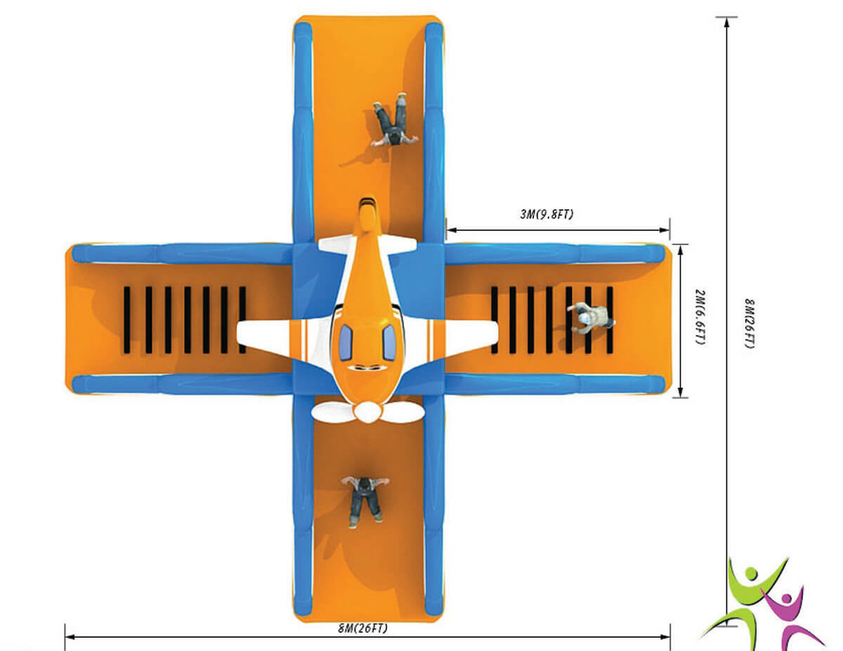 Scivolo Gonfiabile Airlines