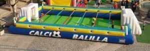Calcio Balilla umano