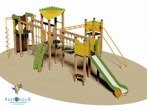 Gioco In Legno Per Esterno Villaggio